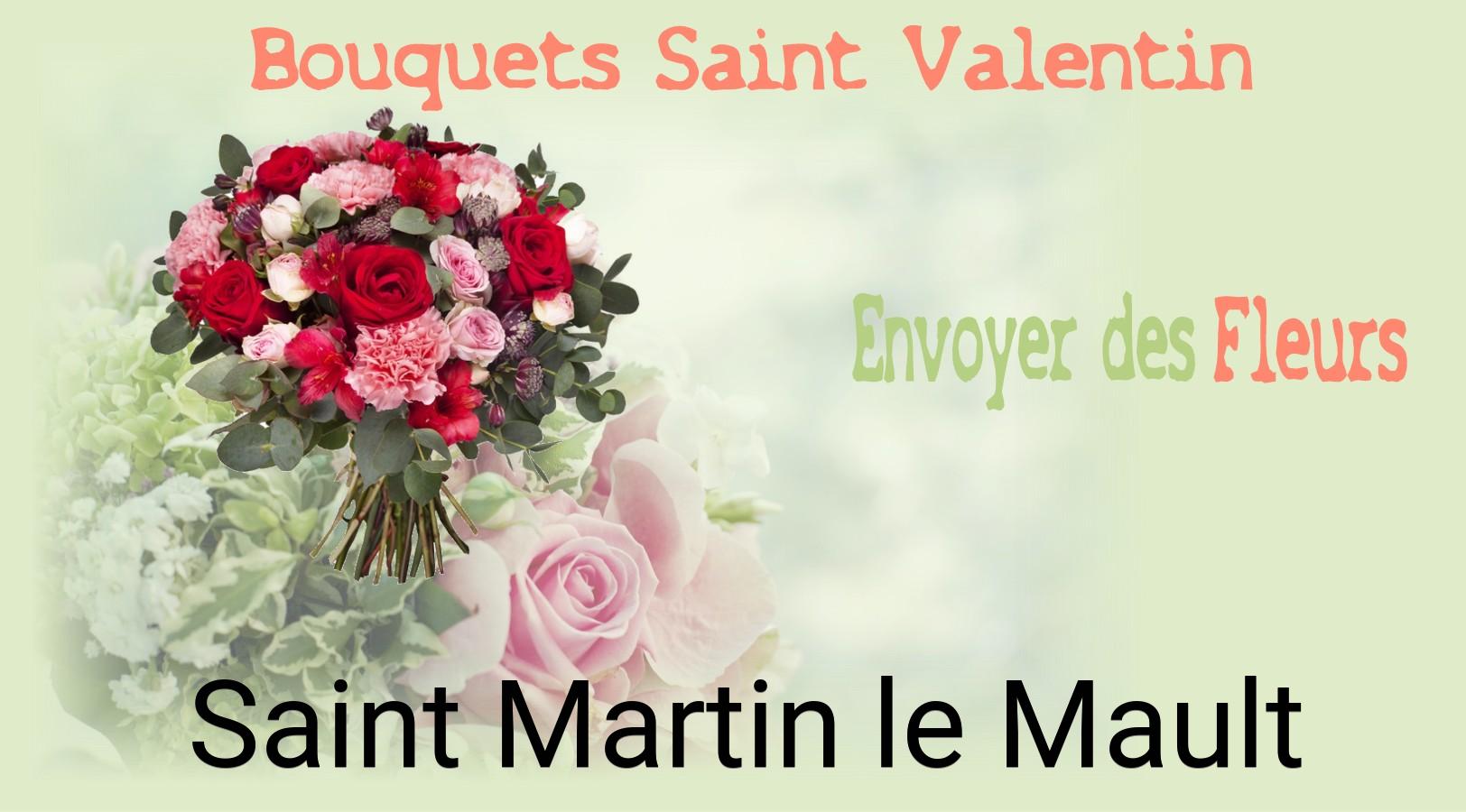 Roses de Saint-Valentin livrées à Saint-Martin-le-Mault